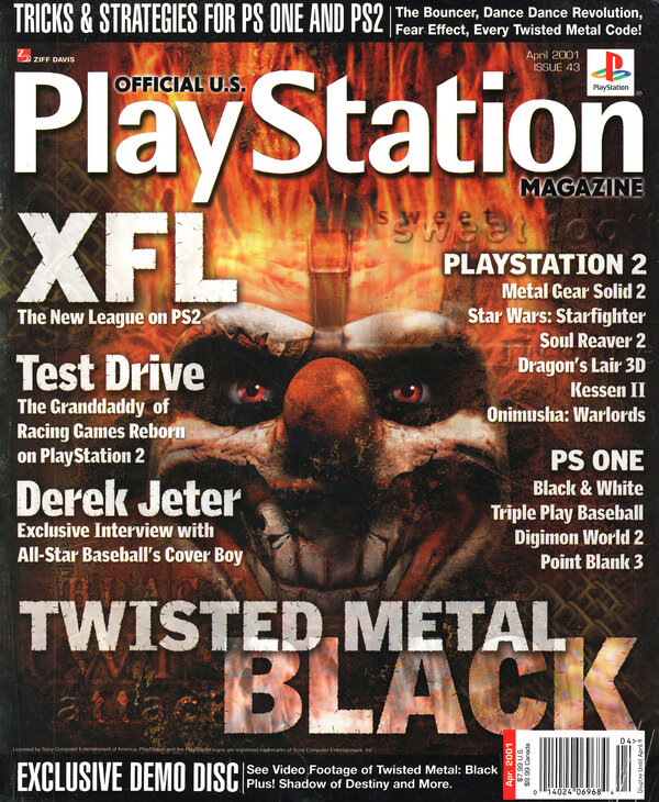 Official U.S. PlayStation Magazine Issue 043 (April 2001) cover